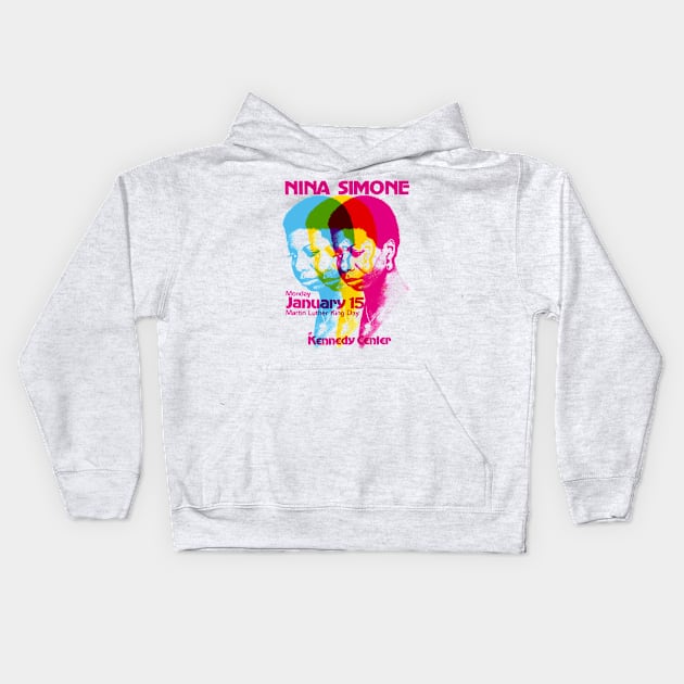 Nina Simone Kids Hoodie by HAPPY TRIP PRESS